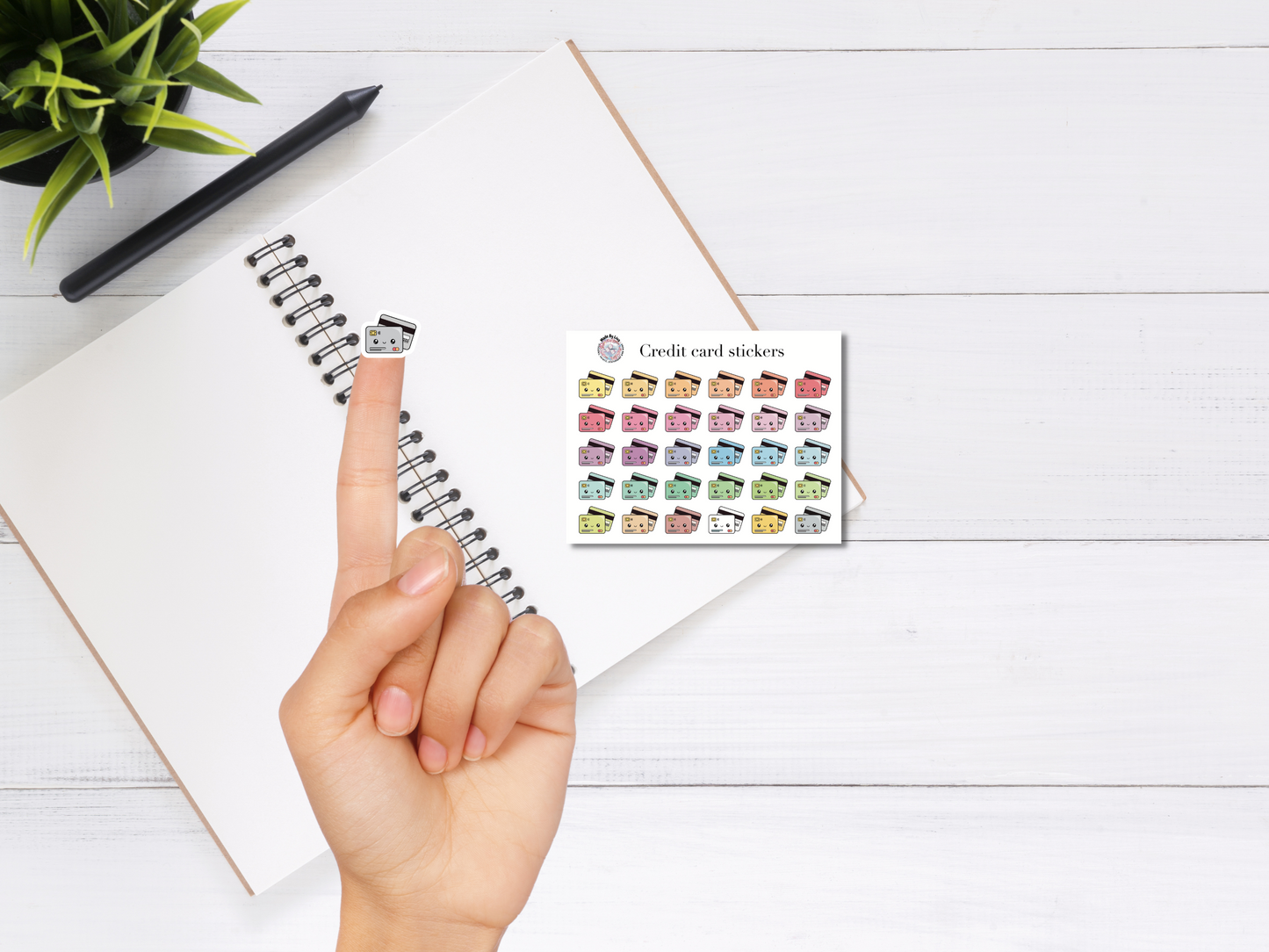 Credit Card Planner Stickers