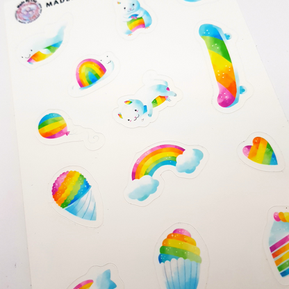 Rainbow Themed (Pride) - Sticker Sheet
