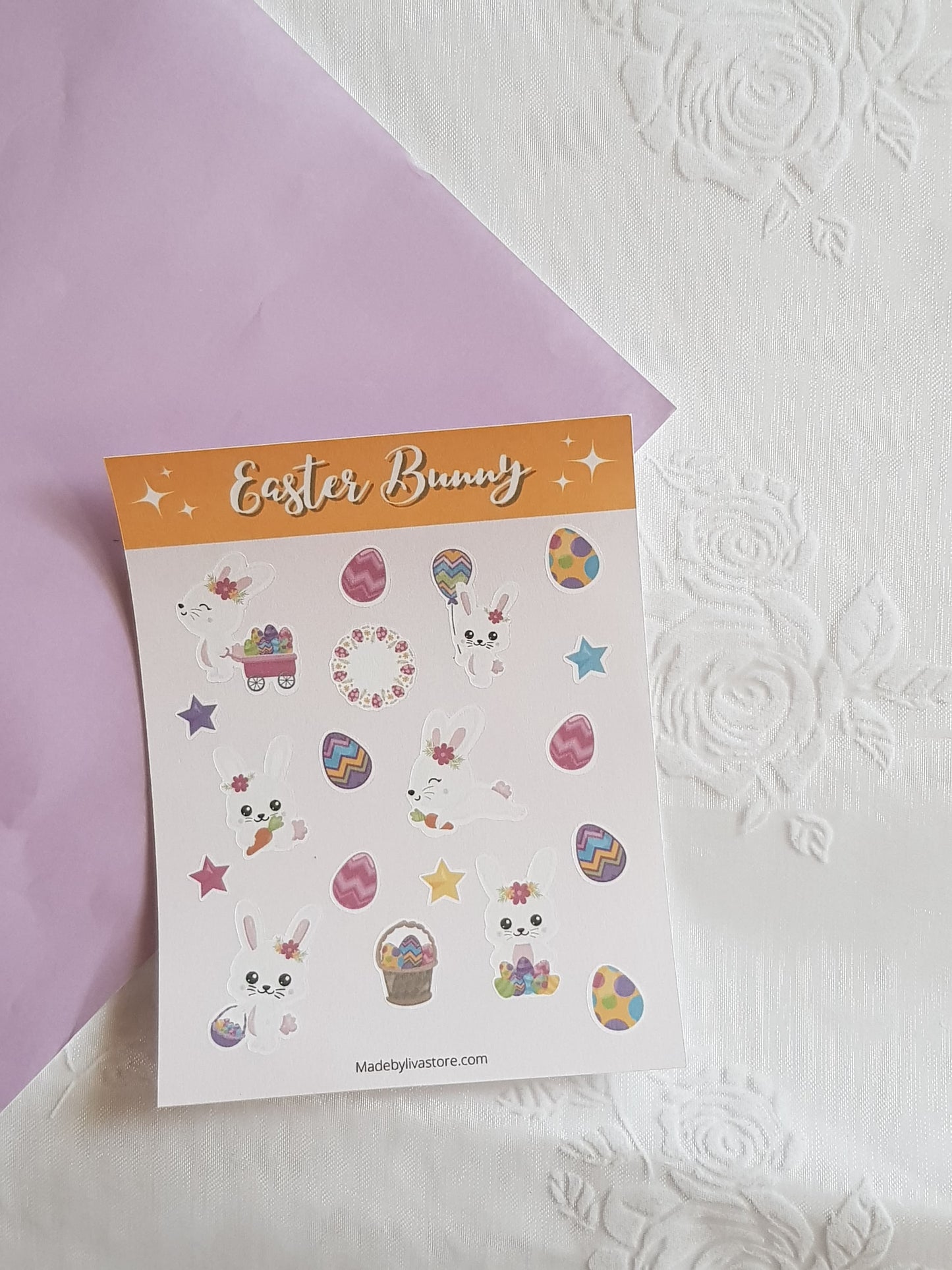 Easter Bunny Sticker Sheets