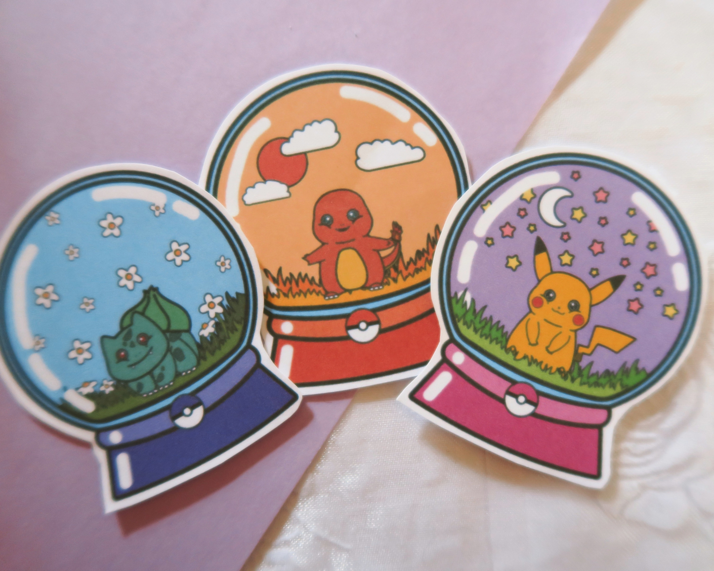 Pokemon Dome Die Cut Sticker Pack